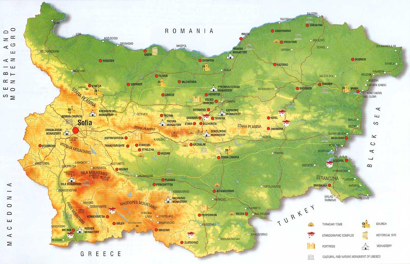 Bulgaria-map